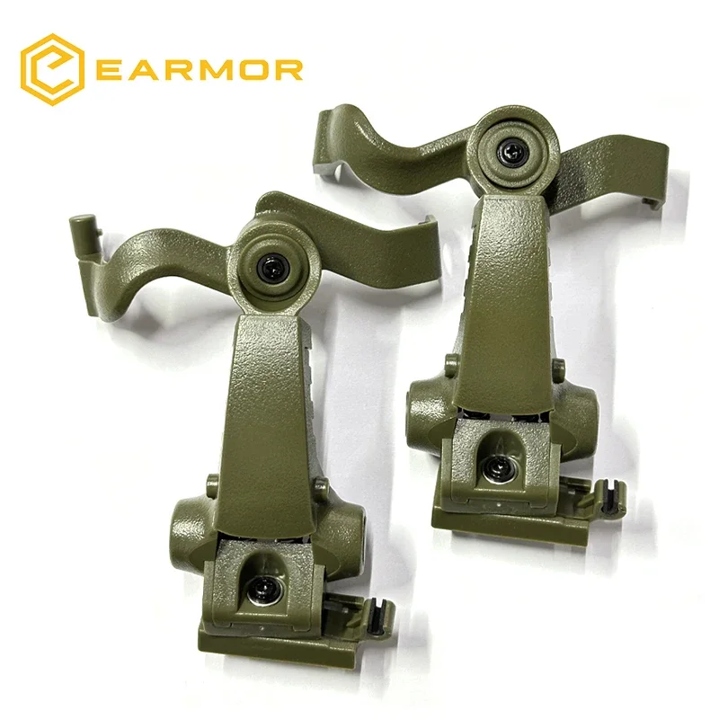 EARMOR M16C Tactical earphones Headset ARC Helmet Rails Adapter Attachment Kit for M31 / M32 / M32H M31H Headset tactical headset