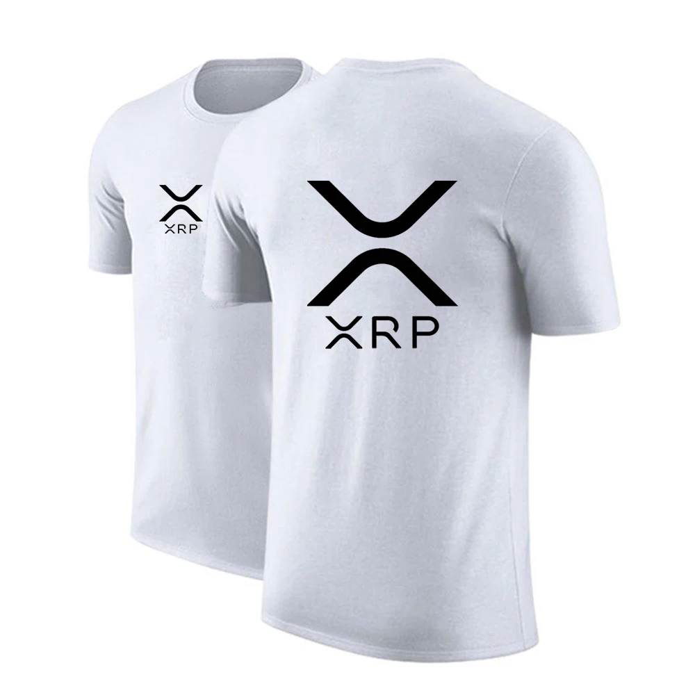 Mens Cotton Short Sleeve Summer T Shirt with XRP Logo