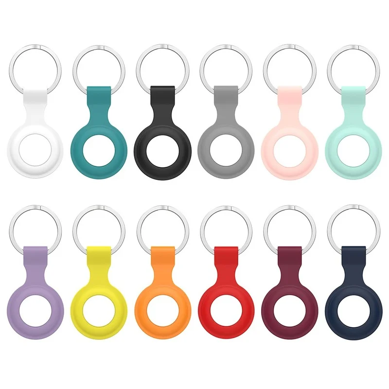 1pc Silicone Locator Tracker Case for Airtags Skin Anti-Scratch Dust Cover Scratch-resistant Protector Pet Tracker Case