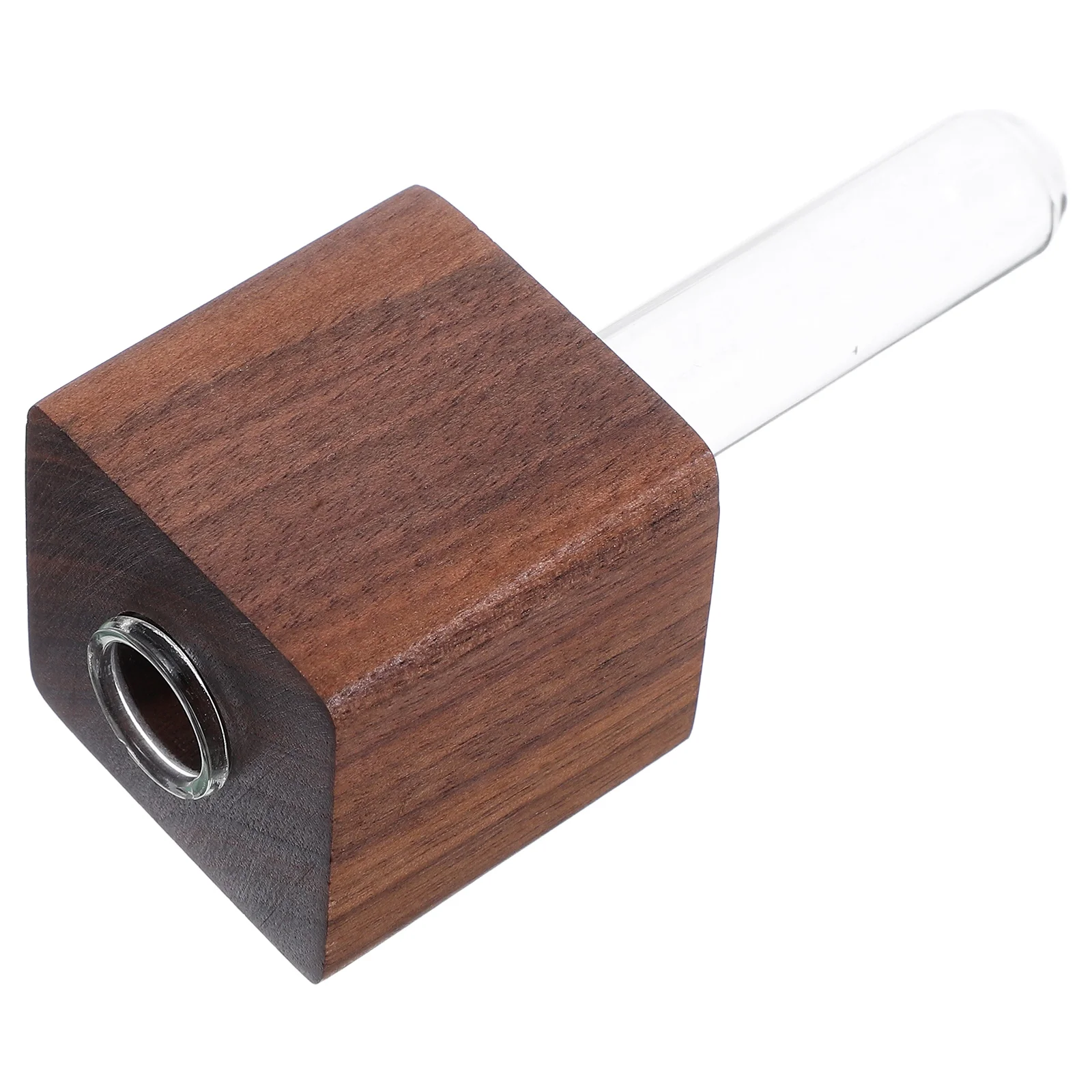 Magnetic Wooden Glass Test Tube Planter Refrigerator Magnet Flower Vase Wooden Glass Tube Planter Magnet for Home Decoration Off 4