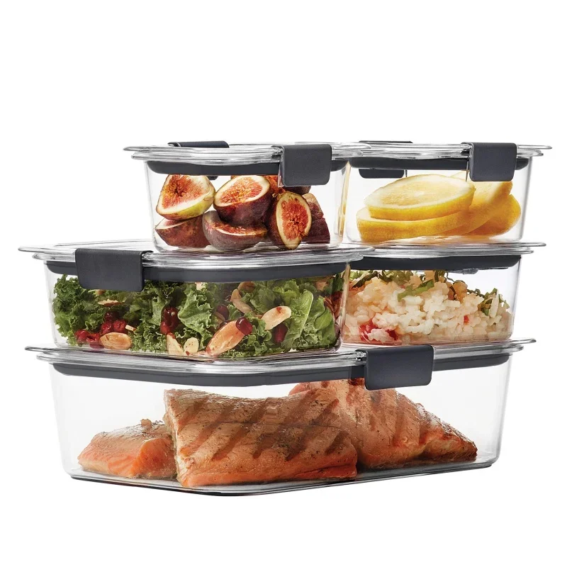 

Набор для хранения пищевых продуктов Rubbermaid Brilliance из тритана, 10 шт.