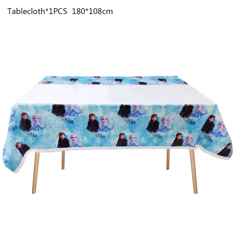 Party Supplies Disney Frozen Disposable Tablecloth for Birthday Party