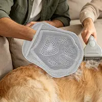 silicone Pet Hair Remover Brush Glove Efficient cleaning Deshedding Glove Dog Hair Removal From Sofa Carpet Clothes Pet Gloves 3