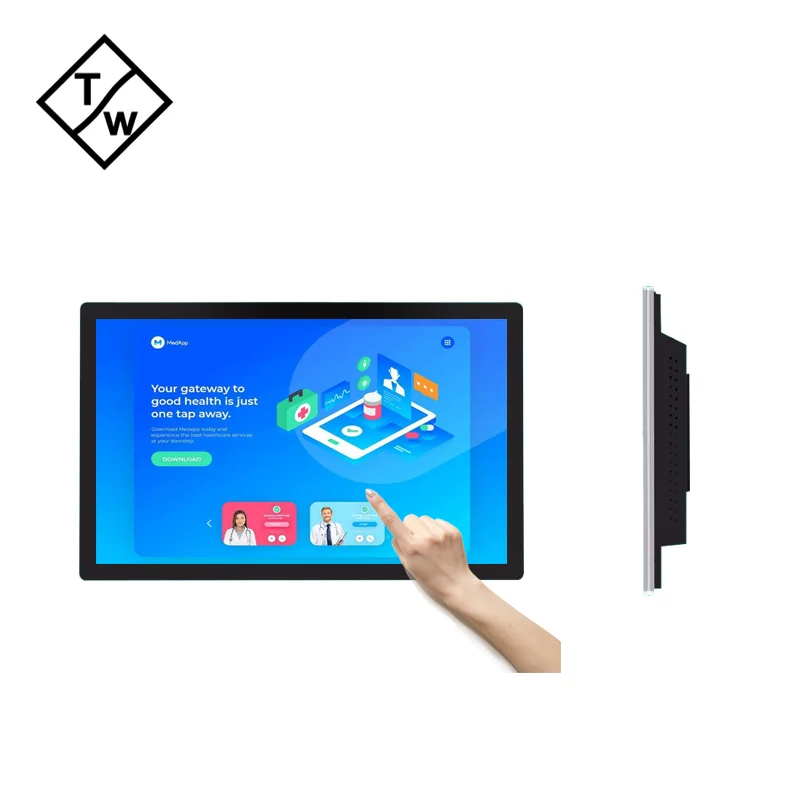 

TC238N Metal Frame Flat Panel 23"23.8"24" PCAP Multi Touch Screen Monitor