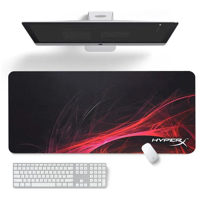 

HyperX Moused Pad Mouse Pc Gamer Accessories Large Desk Mat Deskmat Computer and Office Xxl Mousepad Anime Keyboard Gaming Mats