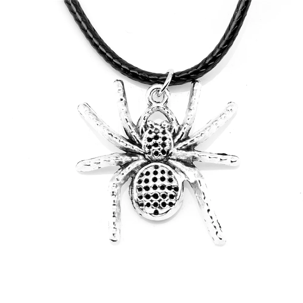 

1 Piece Spiders Necklac Woman Ladies Jewelry 25x26mm