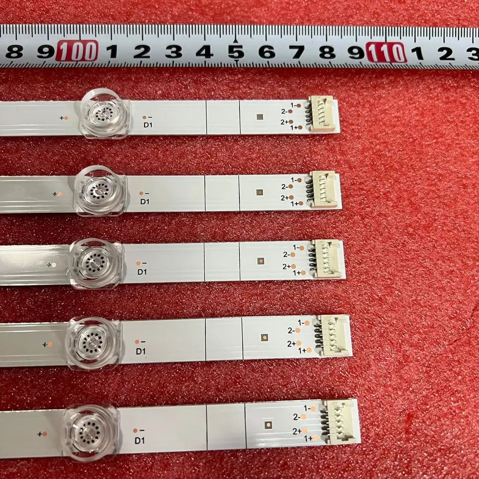 Kit 10 Strisce LED Samsung BN96-50313A BN96-50314A Per TV UN65TU8200 UN65TU7000 - Nuovo