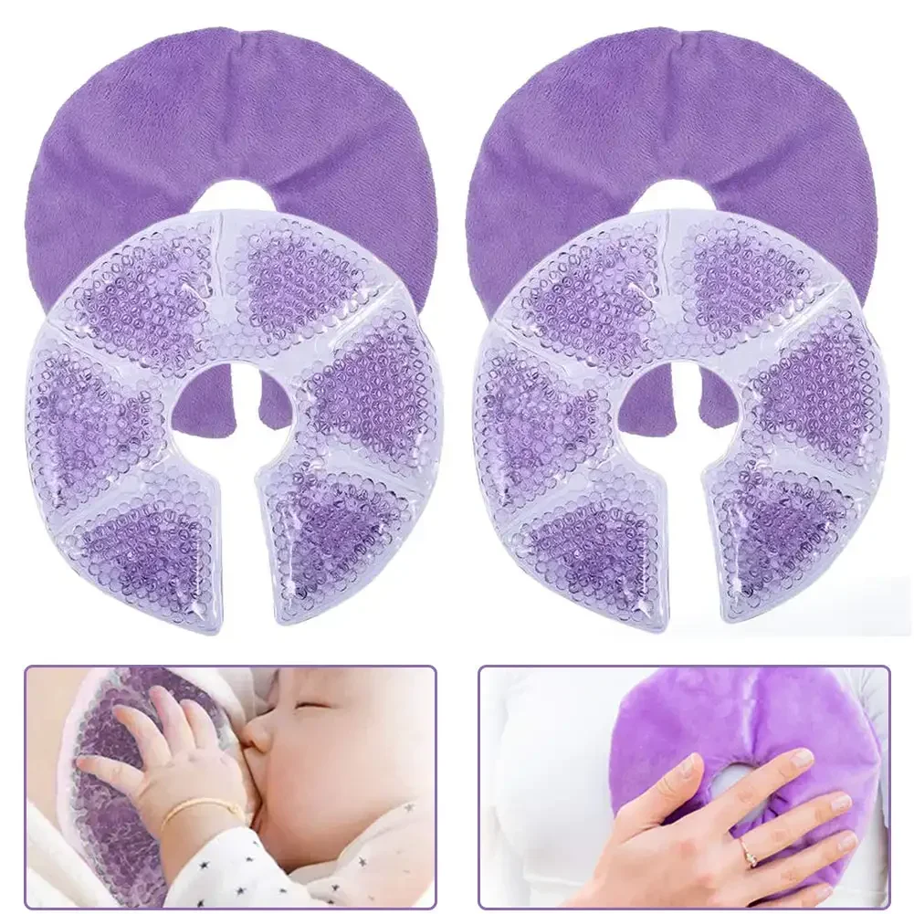 Breast Therapy Pack Ice Pack Pads Hot Cold Use Pain Relief Nursing Mother