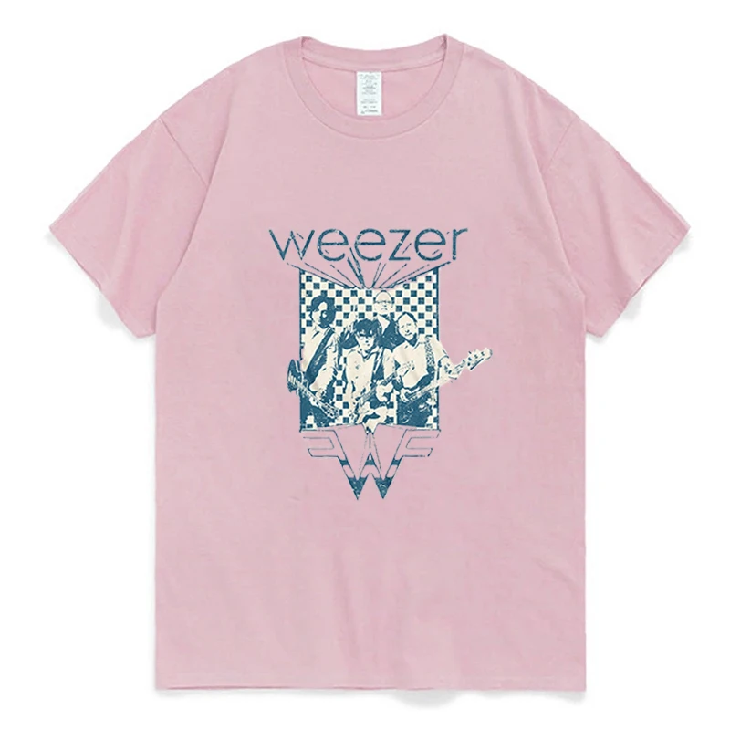 美品 vintage weezer Tシャツ オフィシャル 　Sサイズ Weezer Tshirt Vintage Harajuku Tshirt Women Men Short Sleeve