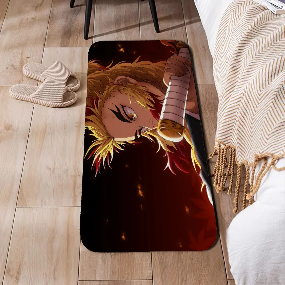 Foot Mat D-Demon Slayer Game Aesthetic Room Decoration Custom Home Carpets for Bedroom Carpet for Kitchen Customized Floor Mats 5