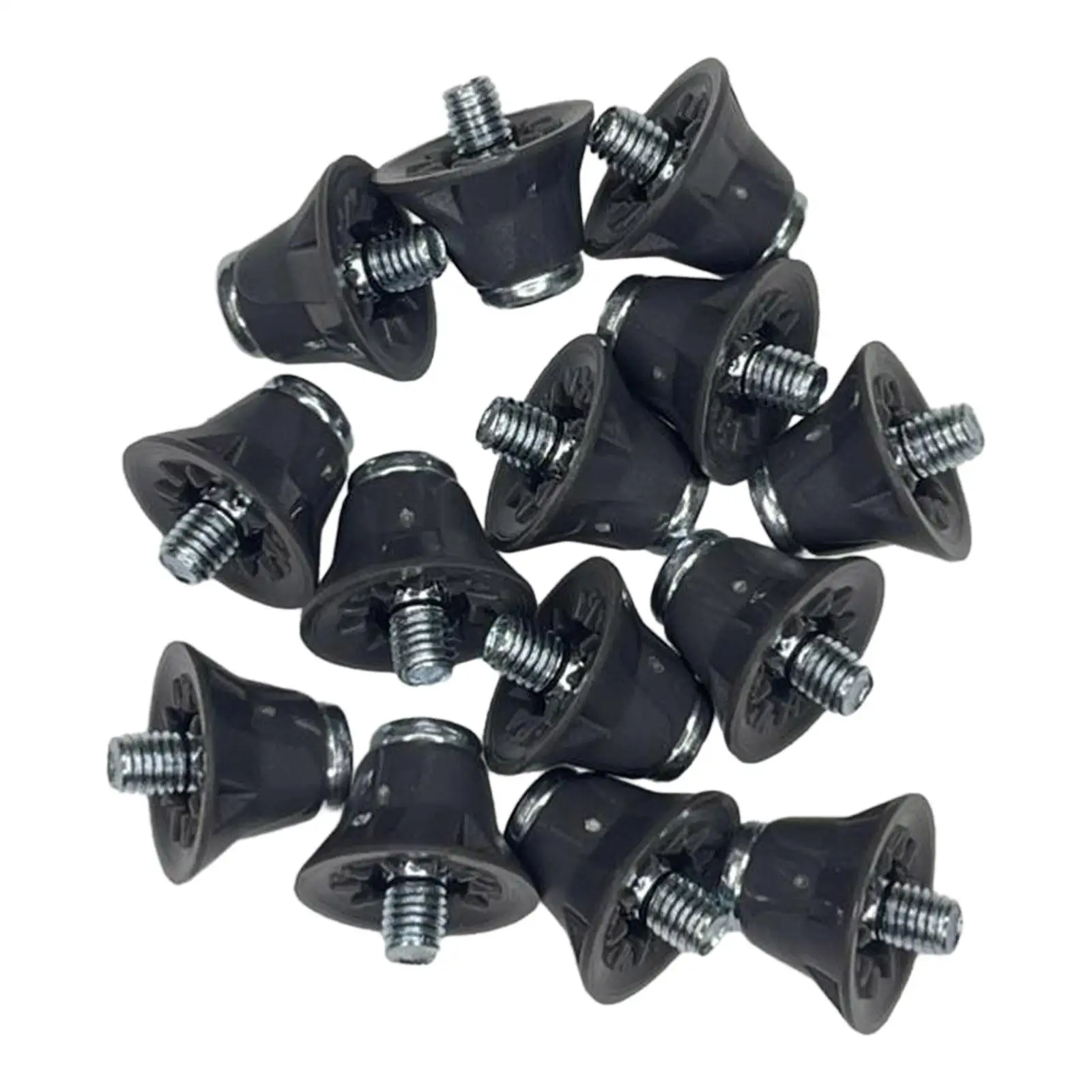 12Pcs Football Boot Studs Universal Turf M5 Soccer Boot Cleats for Competition Training Indoor Outdoor Sports Athletic Sneakers