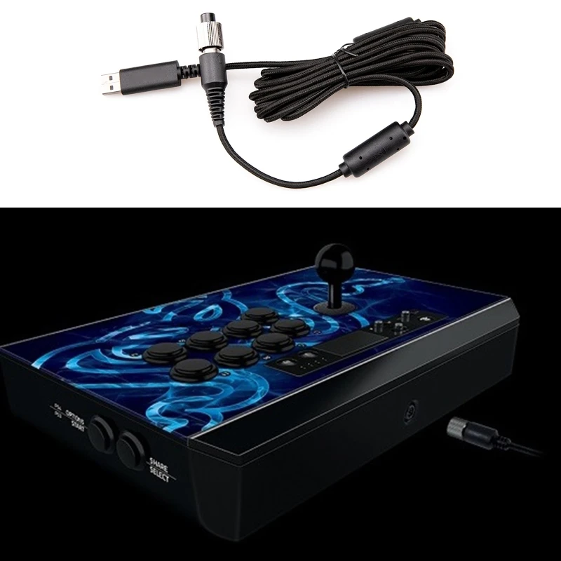 

Replacement USB Cable Braided Connect Wire for razer Panthera Evo Arcade Stick
