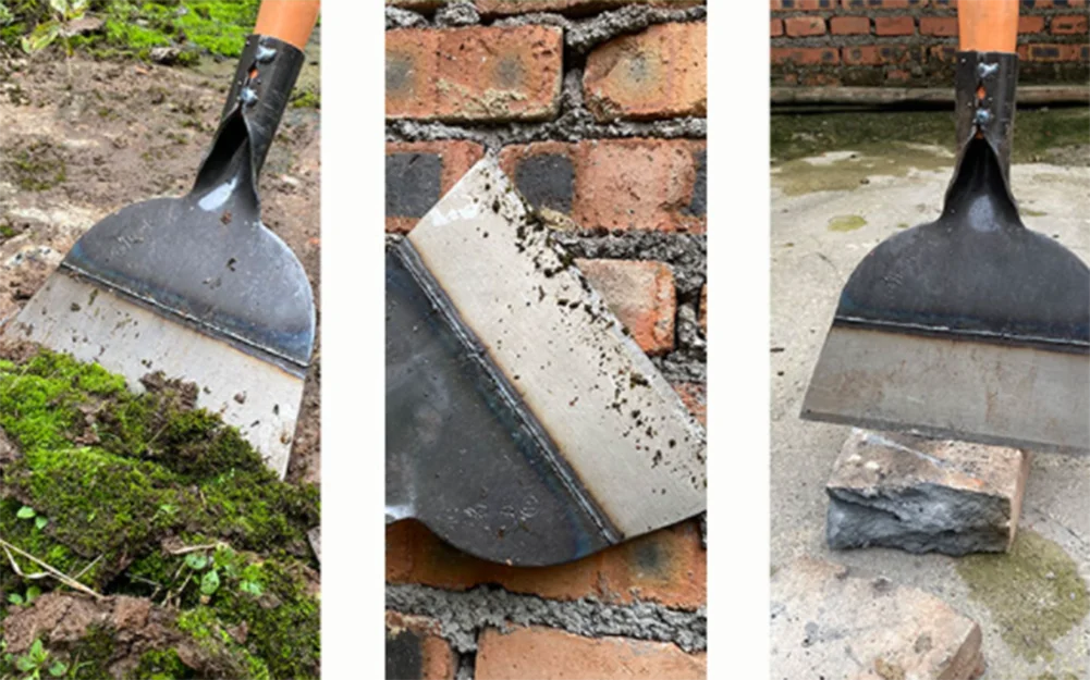 Description Picture 5 of itemThickened Cleaning Shovel Lawn Cleaning Knife Putty Paint Shovel Large Wall Shovel Cement Knife Stainless Steel Garden Tools