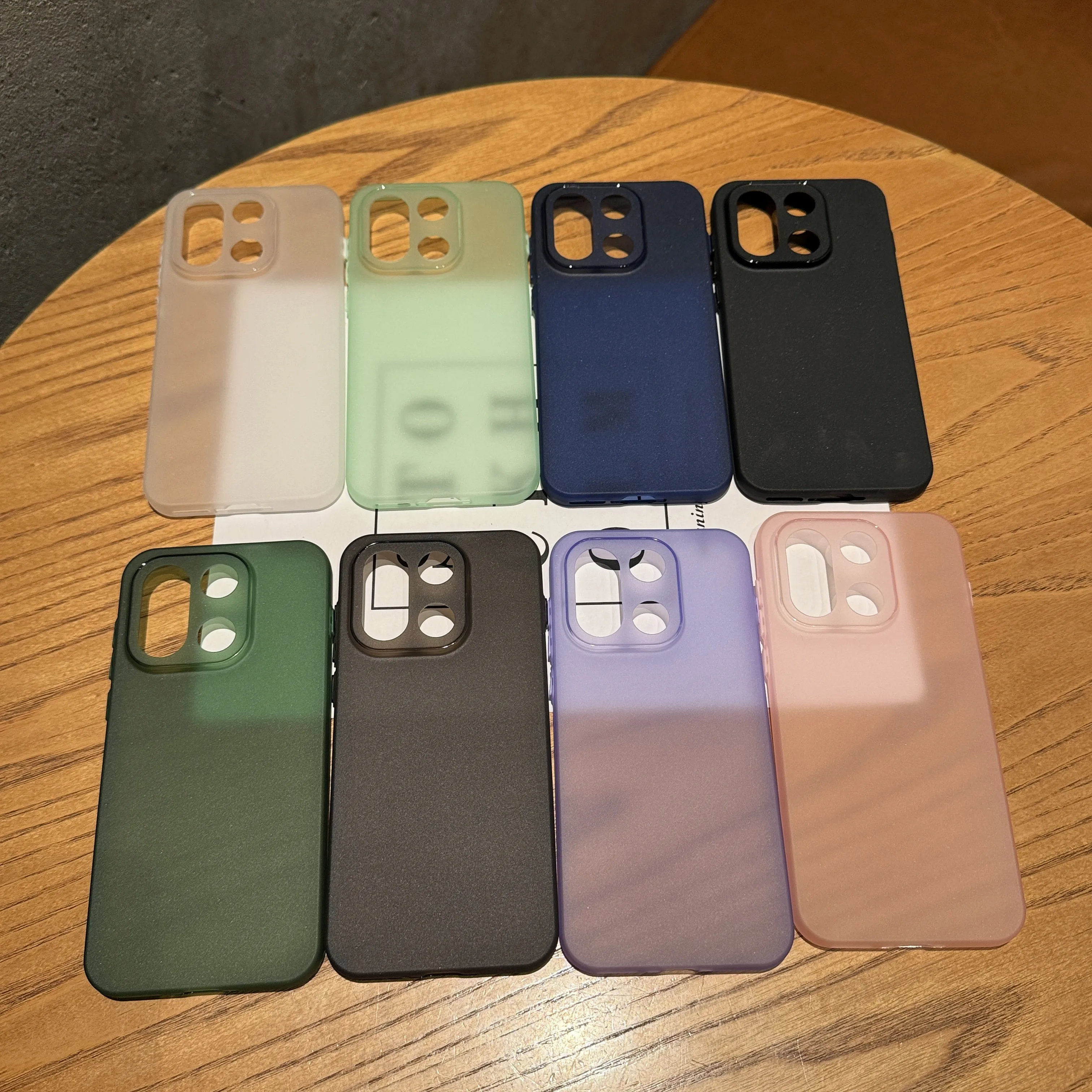 Ultra Thin Matte Silicone Protective Phone Case - Slim Frosted Translucent Soft Back Cover