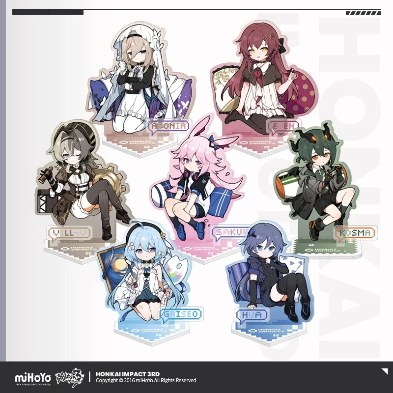 

[Genuine] Game Honkai Impact 3RD Elysia 3D DIY Cosplay Stand Anime Accessories Pardofelis Halloween Decoration Kids Gift