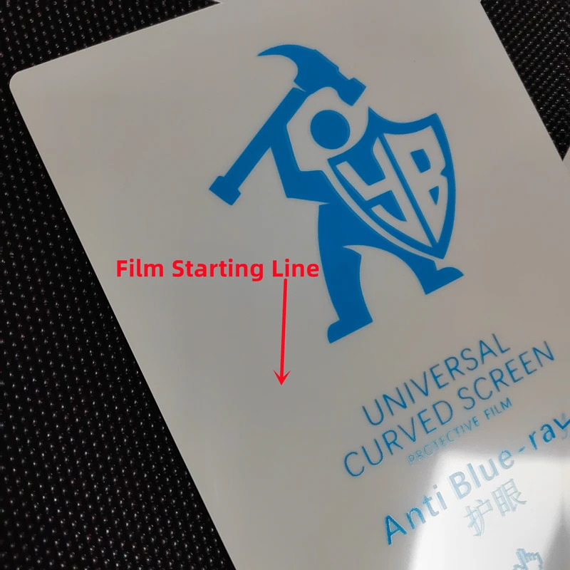 50pcs TPU Anti Blueray Protection Flexible Hydrogel Film For Mobile Phone HD Eye Care Screen Protective Cutting Machine