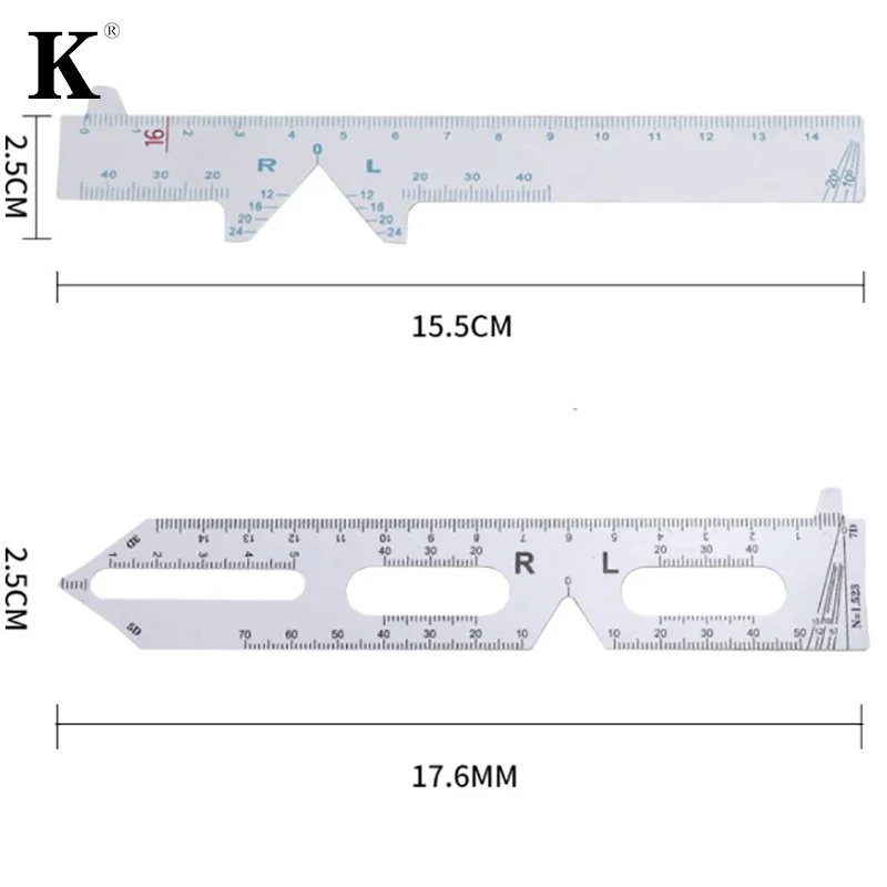 Measure Optical Vernier PD Ruler Pupil Distance Meter Eye Ophthalmic Tool 1Pcs
