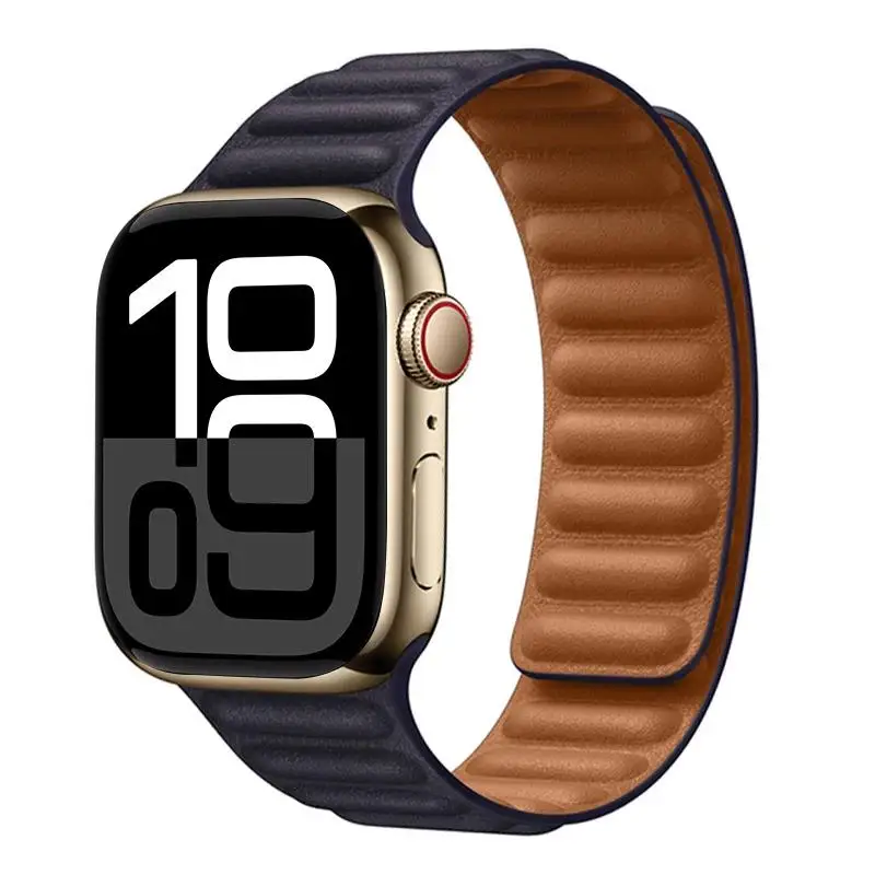 ตัวเลือกสินค้า สายหนังแท้ Apple Watch สายแม่เหล็ก รองรับหลายขนาด