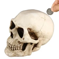 Skull Piggy Bank Creative Retro Piggy Bank for Adults Paper Money Cash American Large Coin Box Money Bank Birthday Gift 1
