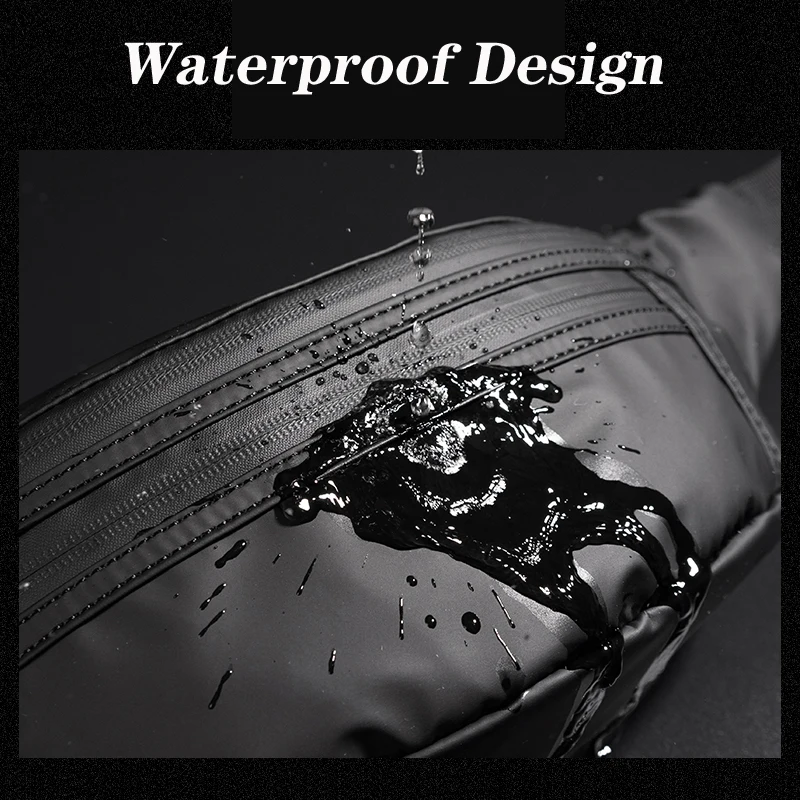 Рисунок 4 - Мужская нагрудная сумка на молнии