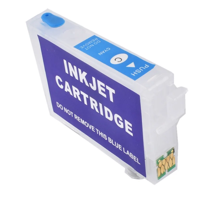 Cartucho de Tinta Recarregável com Microplaqueta Descartável Epson Xp2200 xp 2205 3200 3205 4200 4205 wf 2910 2930 2935 2950 604 604xl - Imagem 2