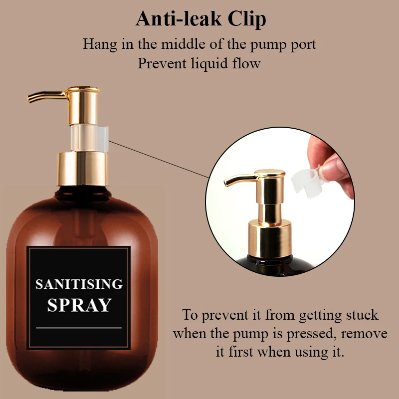 2 Pc 10.1 OZ Amber Soap Dispensers For Cosmetic Shampoos And Lotions Soaps Spill-proof Repeatable Pump Bottles For Bath Products soap dispenser,refillable bottle,shampoo dispenser,soap dispenser bottle,foaming soap dispenser,refillable plastic bottles,foam pump bottle,plastic lotion bottle