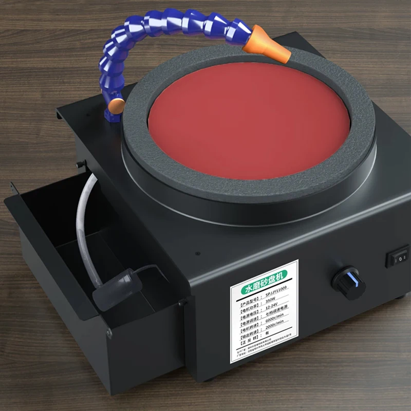 350W 데스크탑 전기 연마기 가정용 DIY 고속 샌딩 머신 건식 및 습식 겸용 칼갈이 12V-24V