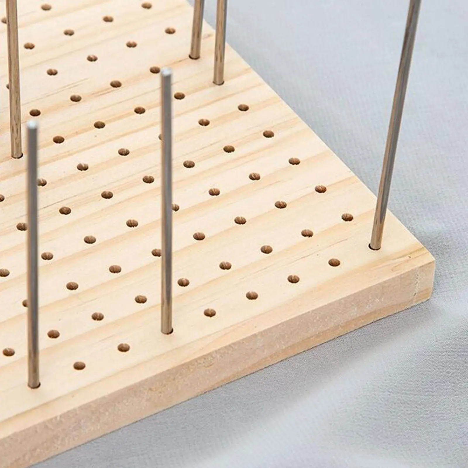 Knitting Board Crochet Blocking Board with Pegs Pins Wood Board Handcrafted Knitting for Granny Squares DIY Crocheting Crafts Lover Mother