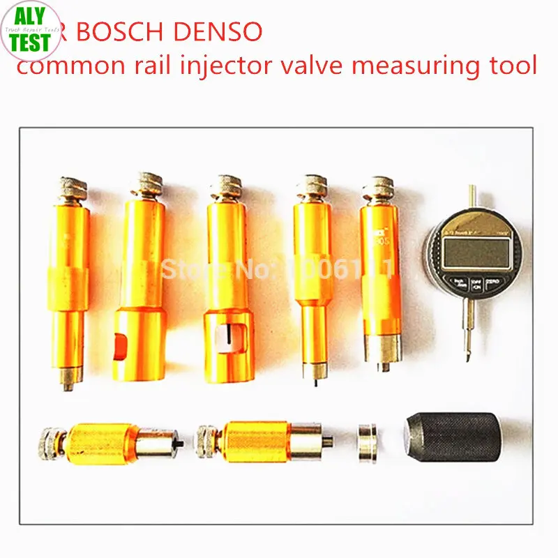 

1 шт. для дизельного инжектора BOSCH DENSO, Форсунка с общей топливной магистралью, арматурный подъемник, Наборы инструментов для измерения хода воздушного зазора