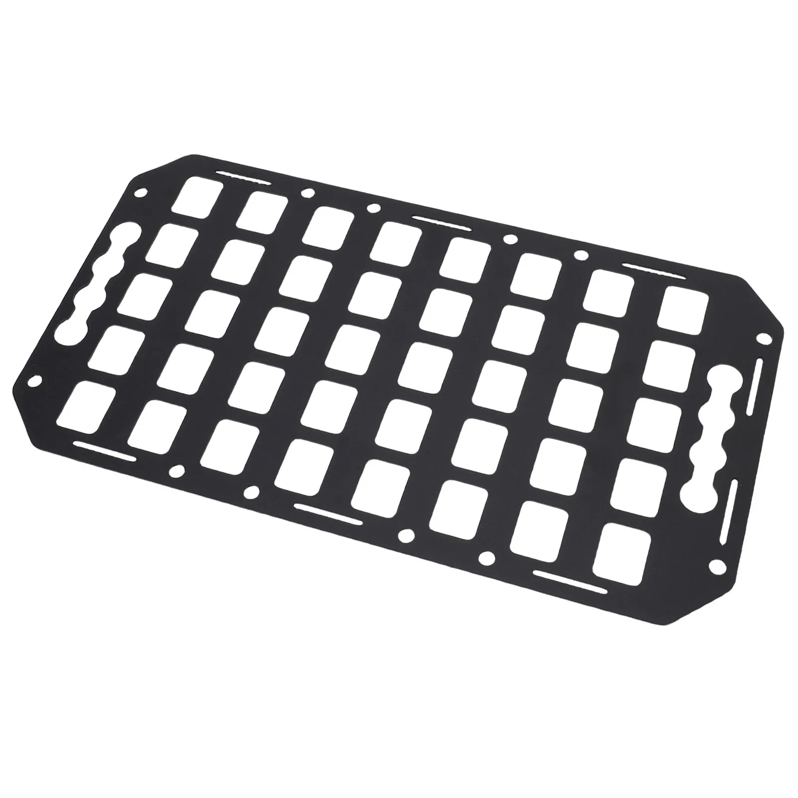 LKW-Bett-Molle-Panel, vielseitiges Aluminium, 16,61 x 8,86 x 0,08 Zoll, fein verarbeitetes L-Schienen-Molle-Panel für Autos, SUVs, Pickups, Transporter, Wohnmobile – Detail 9