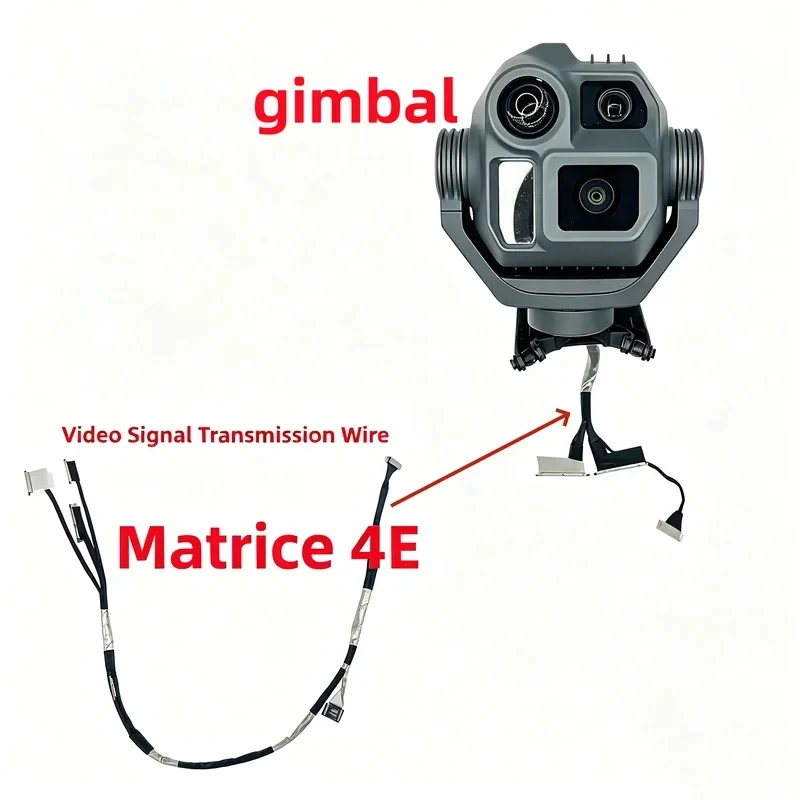 DJI Matrice 4E 드론 수리 교체 부품용 새로운 짐벌 동축 케이블, 신호선 및 비디오 전송 라인