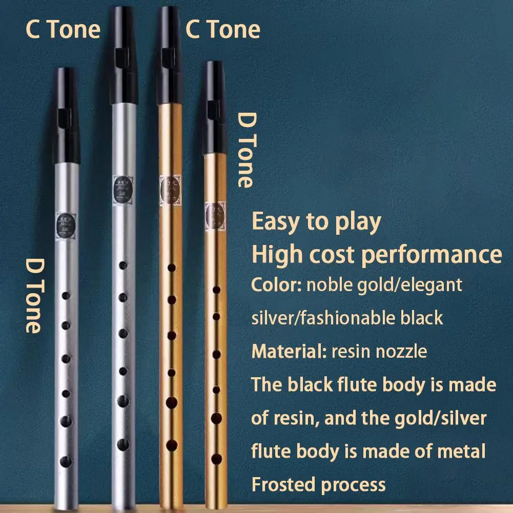 Irish Whistle Flute C Tune / D Tune Easy Learning Clarinet Flute Piccolo Beginner Students Musical Instrument