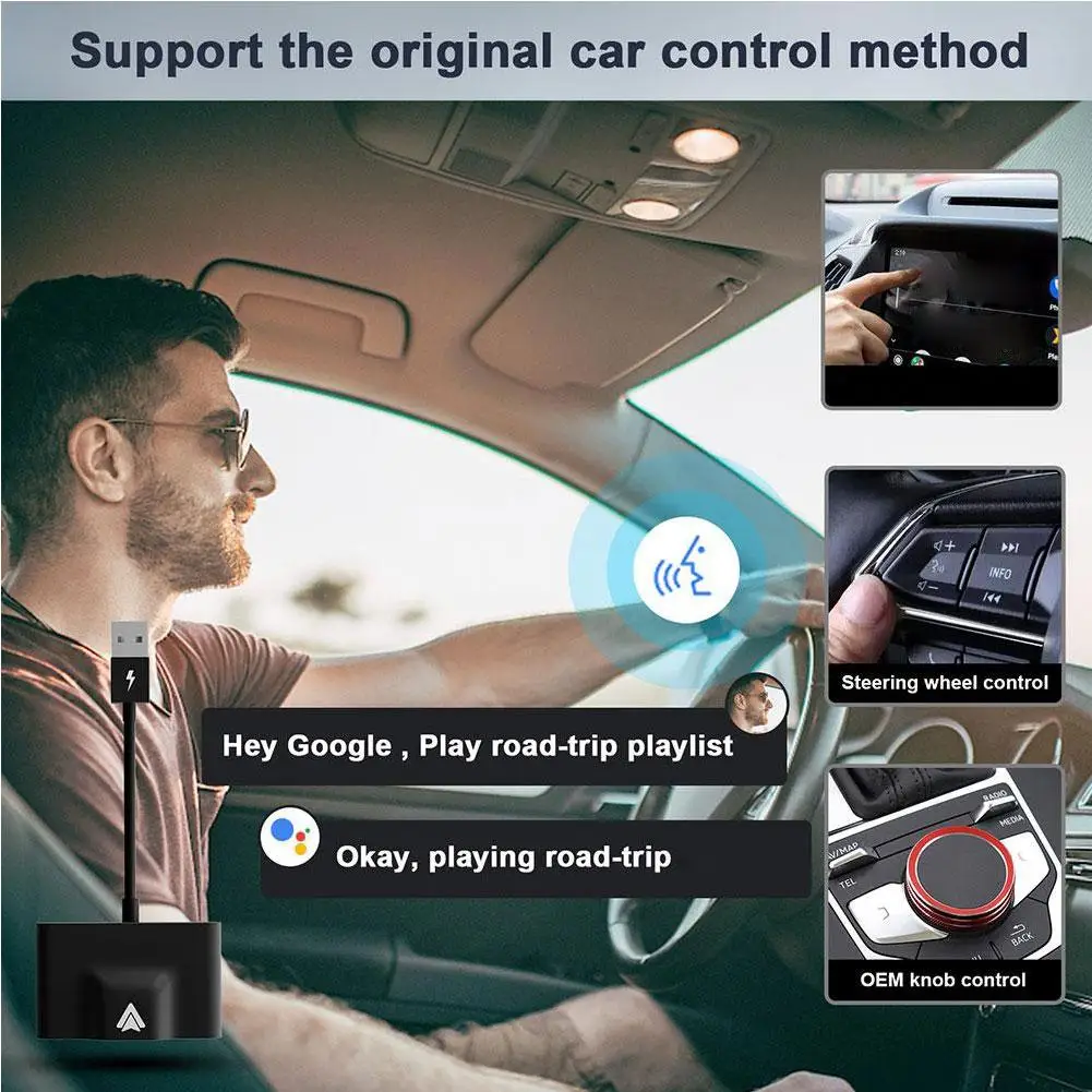 

Wired Wireless Auto Dongle Mirror For Modify Android Screen Car Smart Link 14 15 Plug And Play Non Inductive Connection
