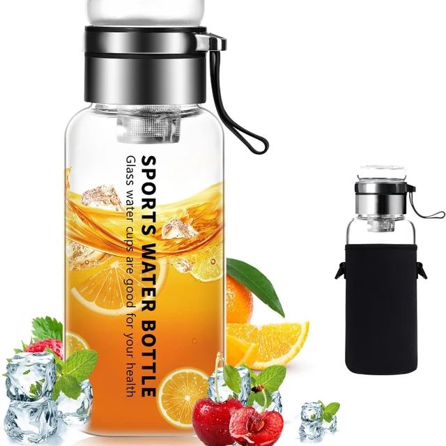 2L Glass Water Bottles Large Capacity Transparent Milk Juice Cup Portable Leakproof Kettle Outdoor Travel Jug Storage Container 2L Glass Water Bottles Large Capacity Transparent Milk Juice Cup Portable Leakproof Kettle Outdoor Travel Jug Storage Container