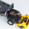 RTR 1/18 RC Crawler 6x6 Flatbed Truck Rock Car Hobby Plus CR18P Remote Control Off-Road Model 2-Speed Transmission Vehicle Light 3