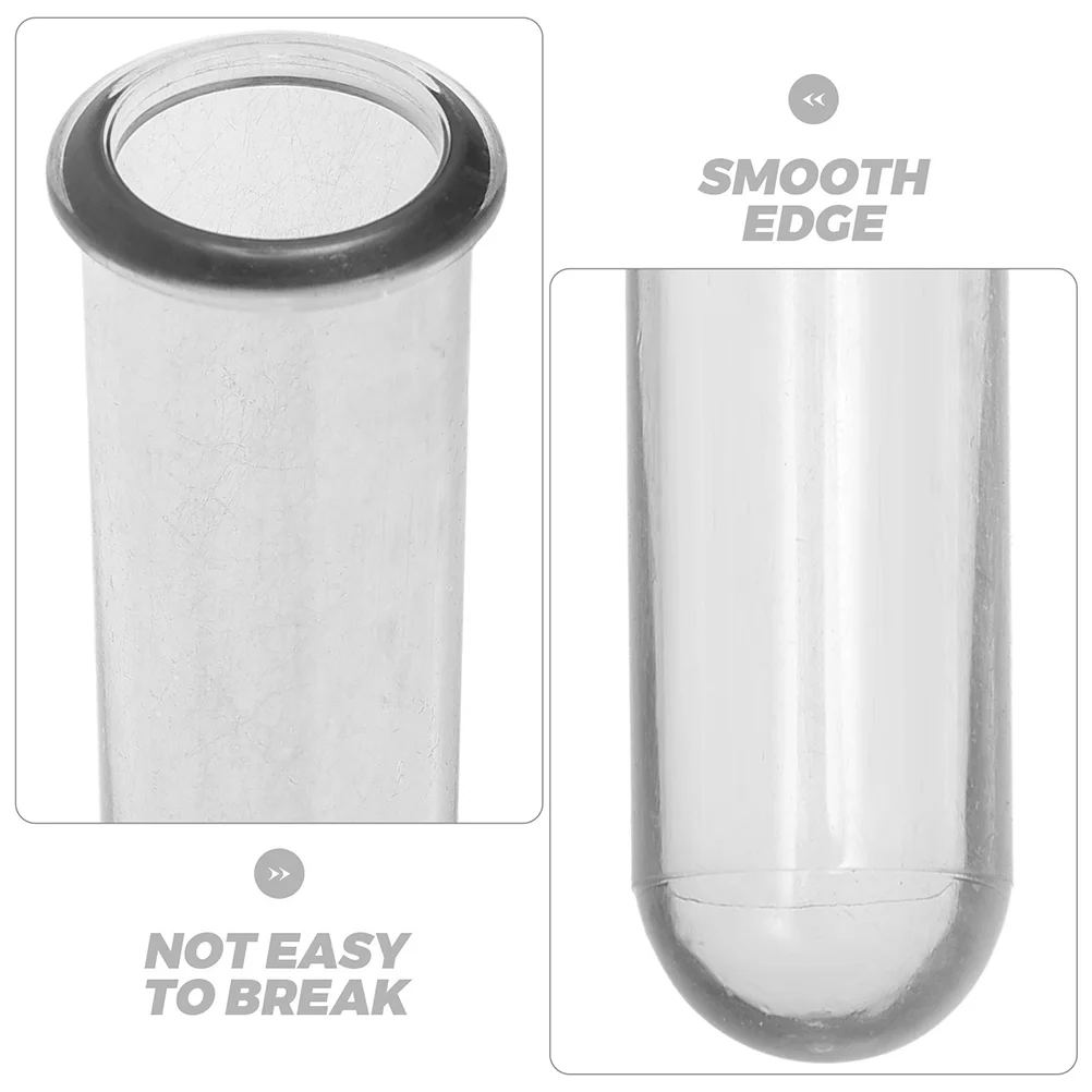 4 Pcs Hydroponic Vase Propogation Station Vases Pot Test Tube Crystal Epoxy Plastic Tubes Floral Water 4