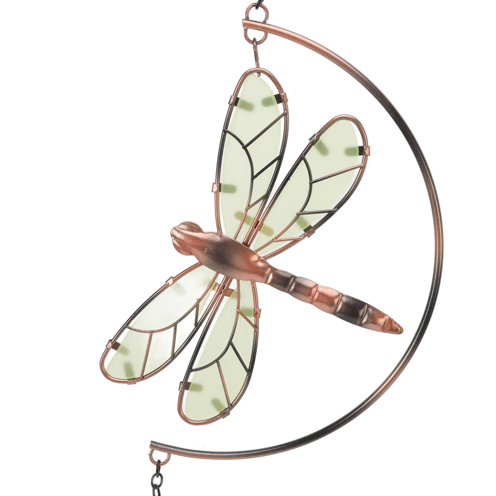 Dragonfly Wind Chimes Waterproof Melody Iron Hanging Ornaments Home Garden Balcony Decoration