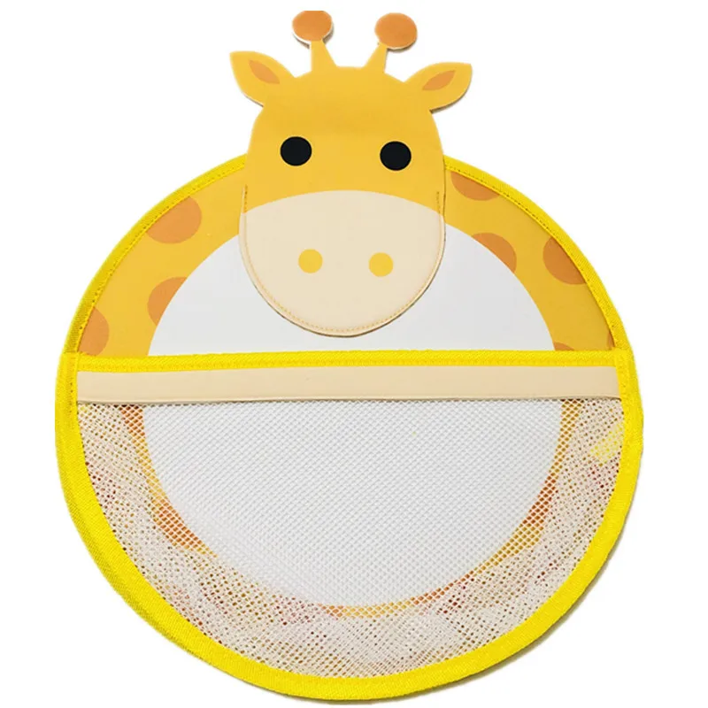 Cartoon Shower Storage Bags Babies And Children Receive Hanging Bags Distribution with Hooks Waterproof Bathroom Mesh Bags
