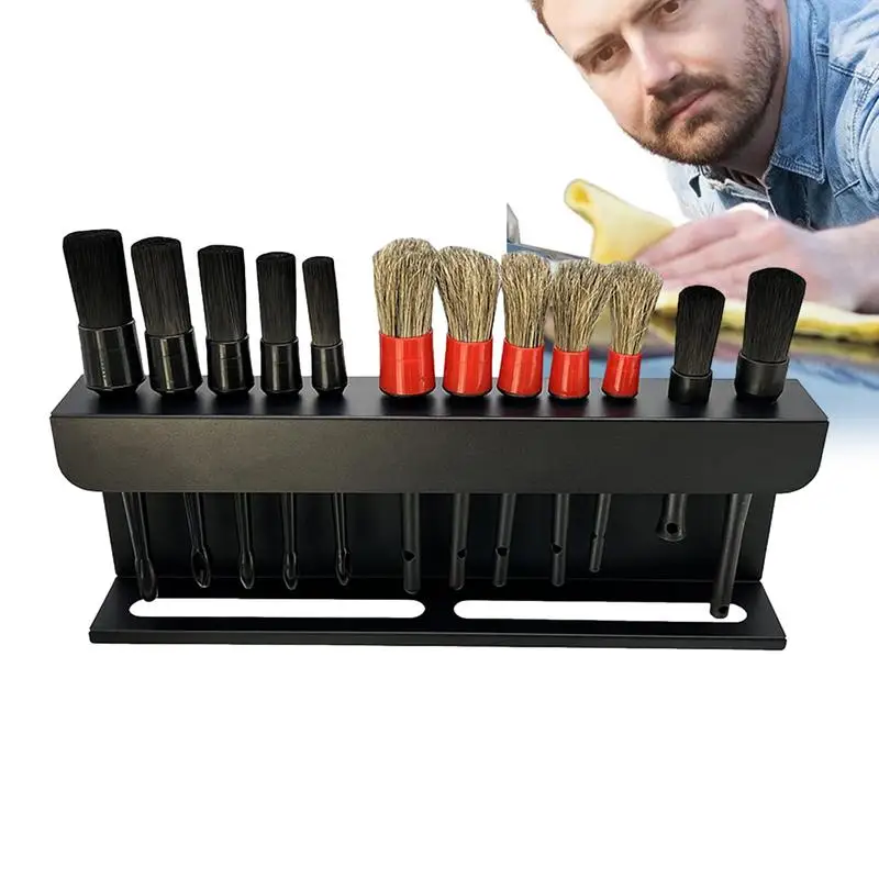 

12pcs Car Detailing Brushes Car Interior Detailing wash brush set Car Air Vents Rim Cleaning Dirt Dust Clean Tools Auto Detail