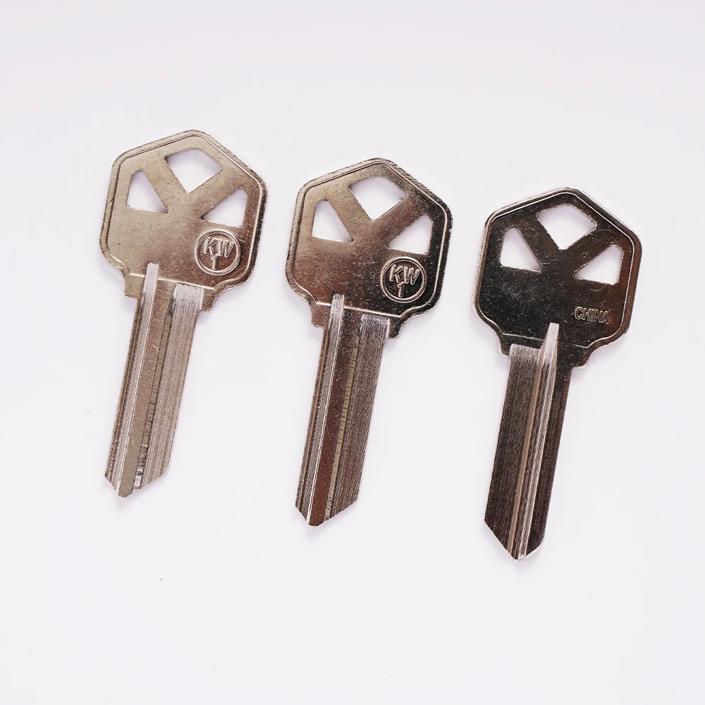 KW1 three hole hotel door thickening unit door key blank key blank material key blanks