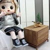 1:12 Dollhouse Simulation Pipe W/ Rack Model Dollhouse Miniature Handheld Pipe Toy Micro Scene Decor Doll Dress Up Toy 1
