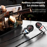 Metal Copper Driver HiFi Wired Earphone Sport Running Headphone Bass Stereo Headset Music 2