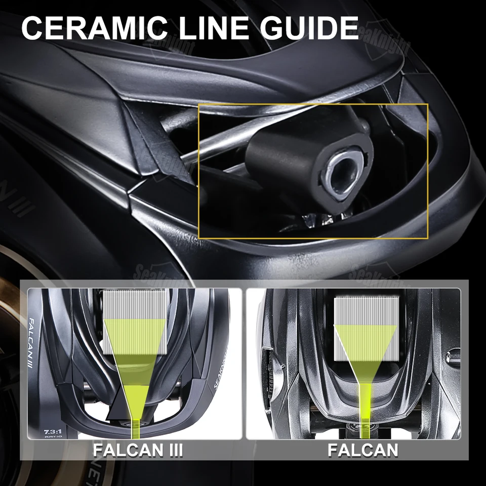 SeaKnight ベイトキャスティングリール FALCAN3 超軽量フレーム
