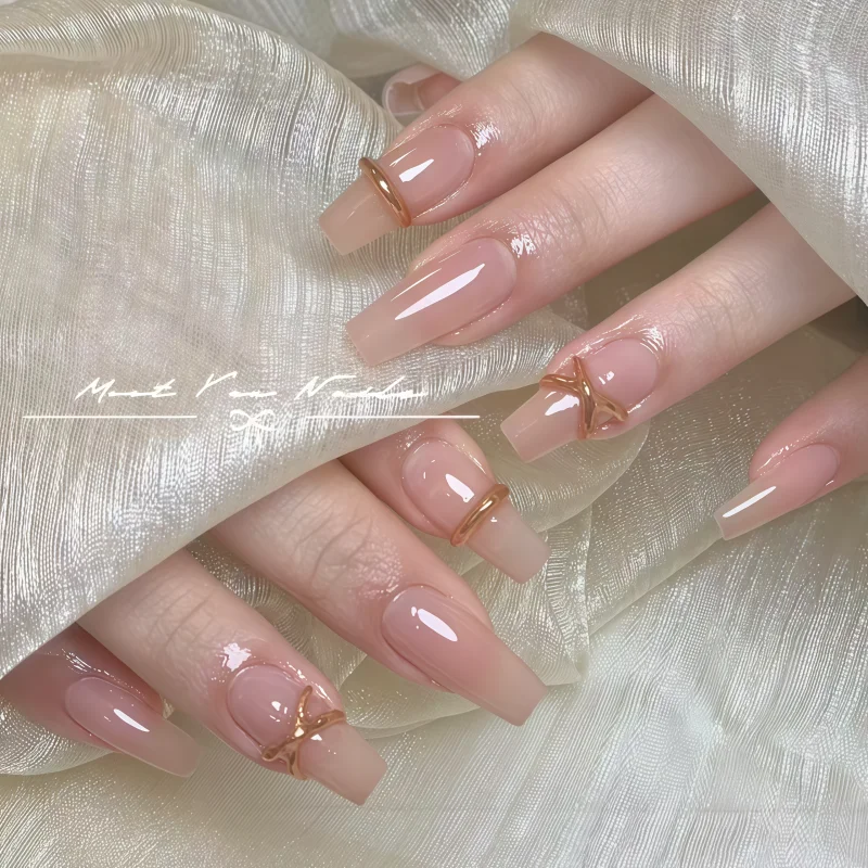 미니멀리스트 인스 스타일 네일 아트 몰드 다이아몬드 비즈 3D 링 실리콘 몰드 투명 쥬얼리 장