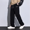 Autumn Winter Stretch Corduroy Pants Men Thick Elastic Waist Korea Baggy Straight Jogger Outdoors Trousers Male Large Size M-5XL 2