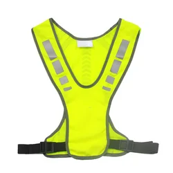 High - Visibility Reflective Safety Vest (Green)