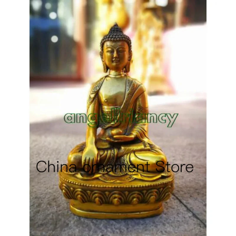 

Antique Bronze Has Great Magic Power Shakyamuni Buddha Old Statue Wish U Wealth