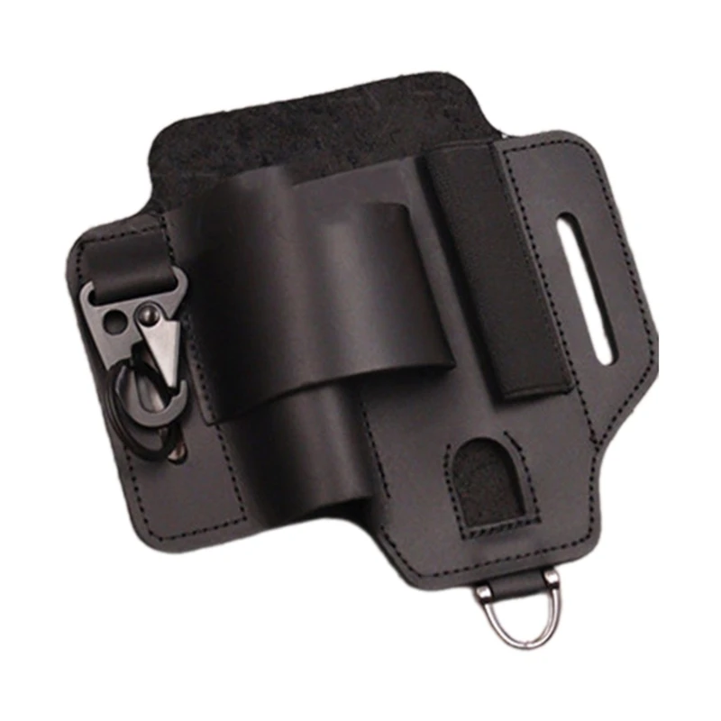Multitool Sheath Pocket Organizers With Key Holder Tactically Tool Holsters Leather Belt Sheath Hanging Waist Belt 69HD 6