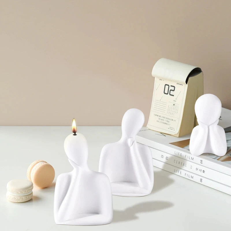 

Силиконовая форма «сделай сам» для семьи свечей, форма для ароматерапии и портрета свечей, форма для мыла ручной работы, гипсовая декоративная форма