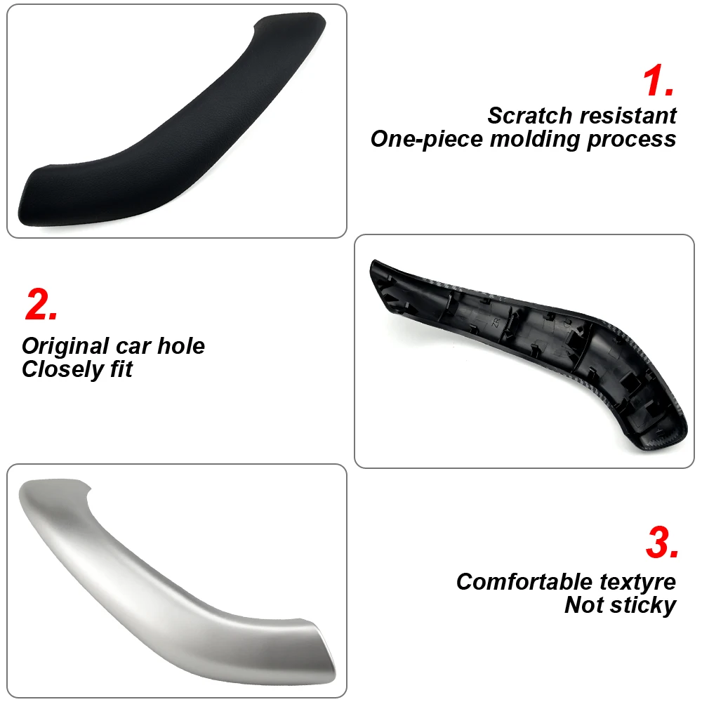 Interior Door Pull Handle Outer Cover Trim Replacement Accessories 
